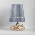 Canosa ECO-Friendly chinese seashell table lamp with ceramics pedestal